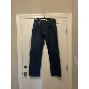 Vintage Levi's 501 Men Size 36 X 34 Button Fly Medium Blue Jeans Made in USA EUC